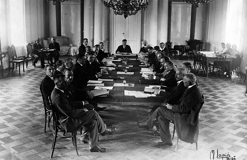 Bulduru konferences delegati un novērotāji 06.aug.1920